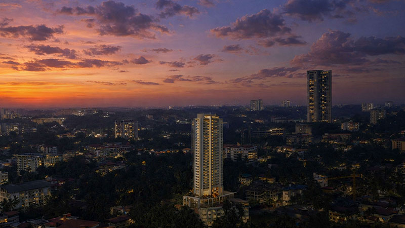 Vajra Infinity 3BHK apartment by Vajra Builders