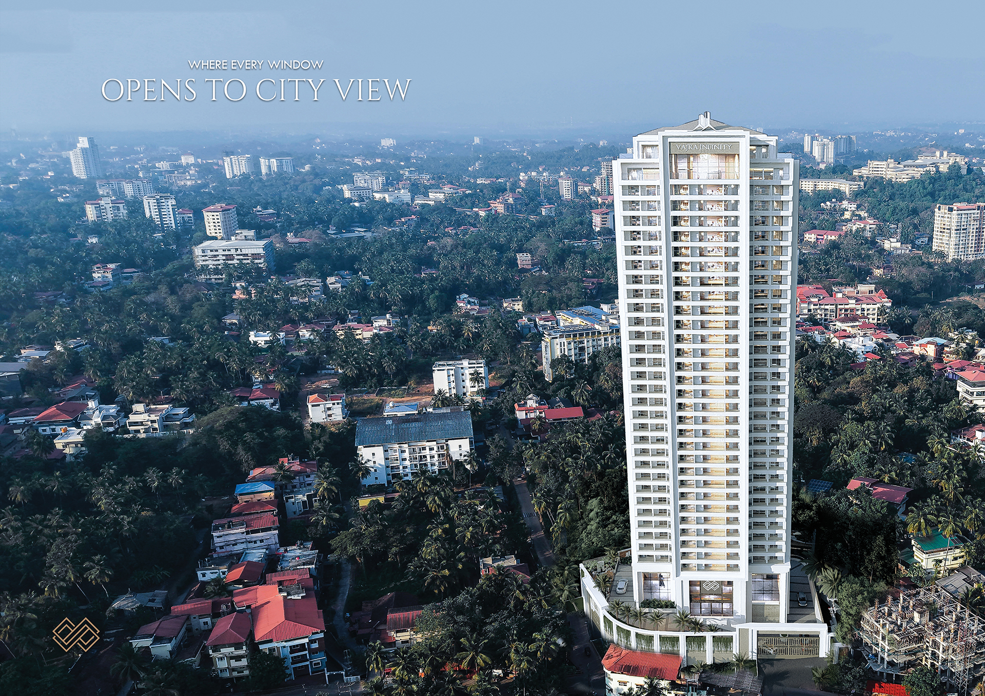 Vajra Infinity exterior view by Vajra Builders