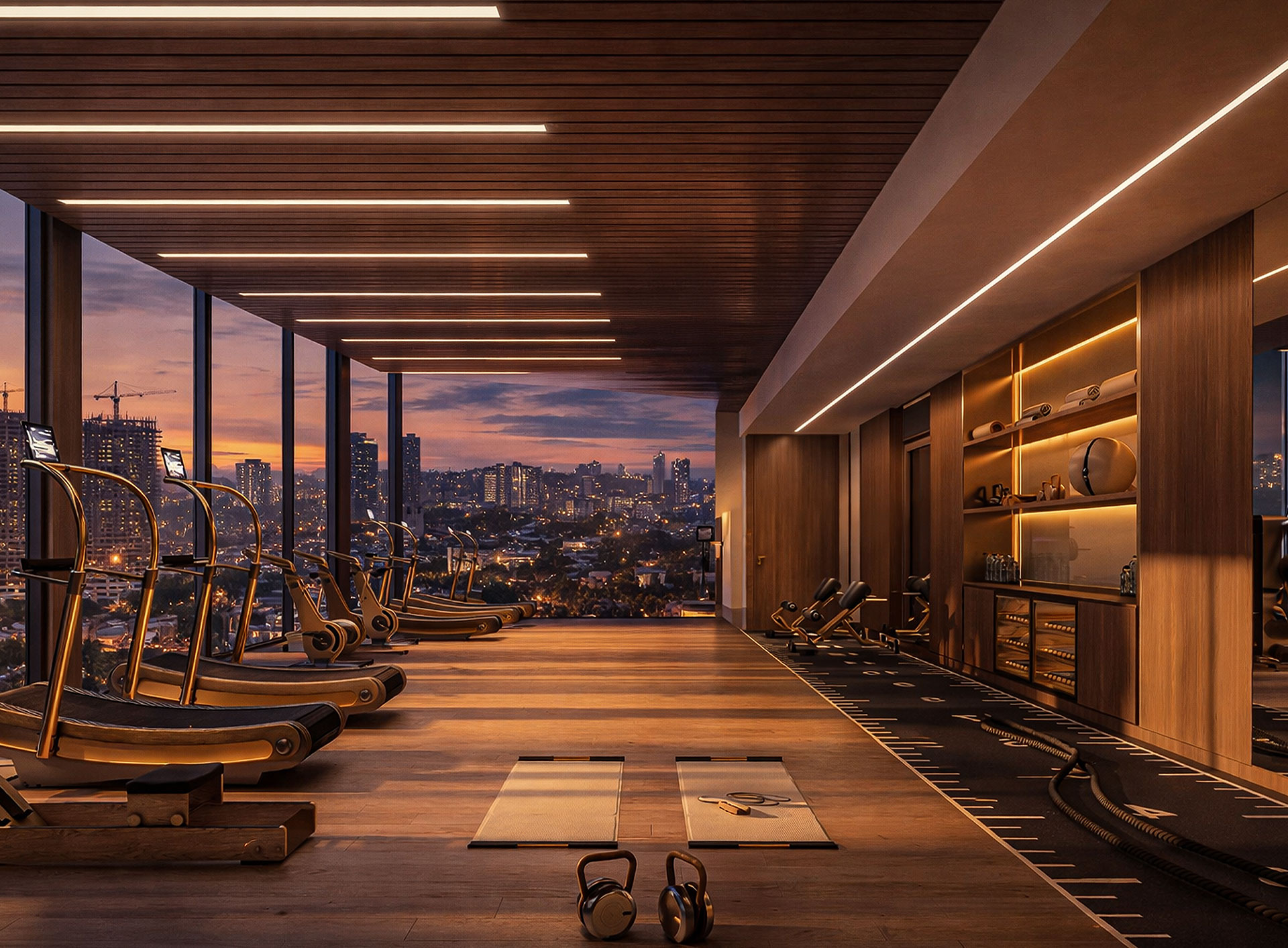 Vajra Infinity gym with modern fitness equipment