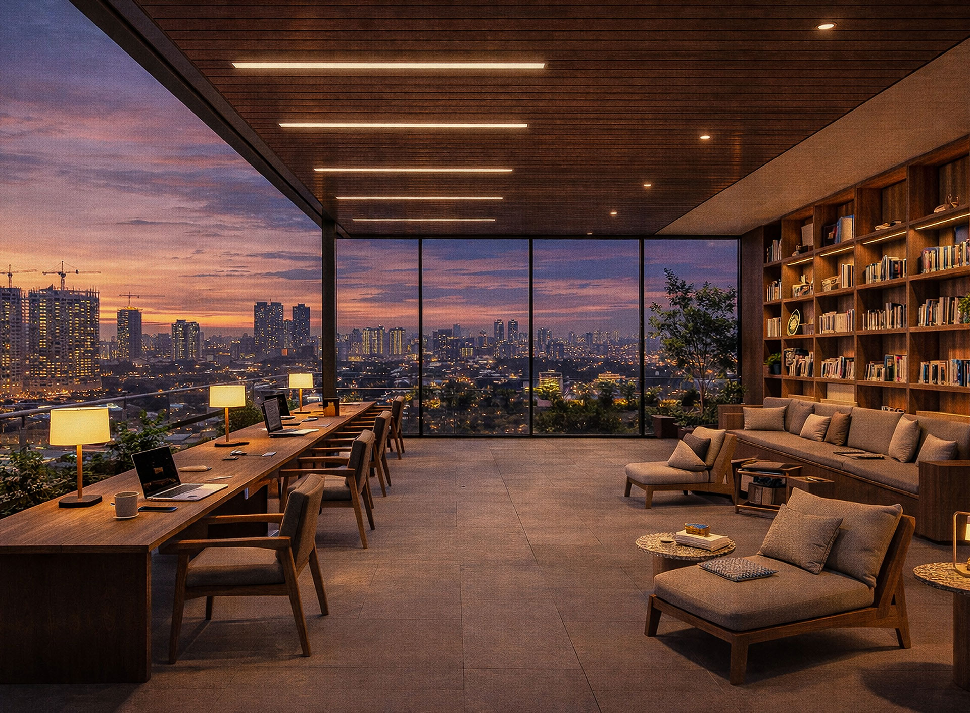 Vajra Infinity living room interior with modern design