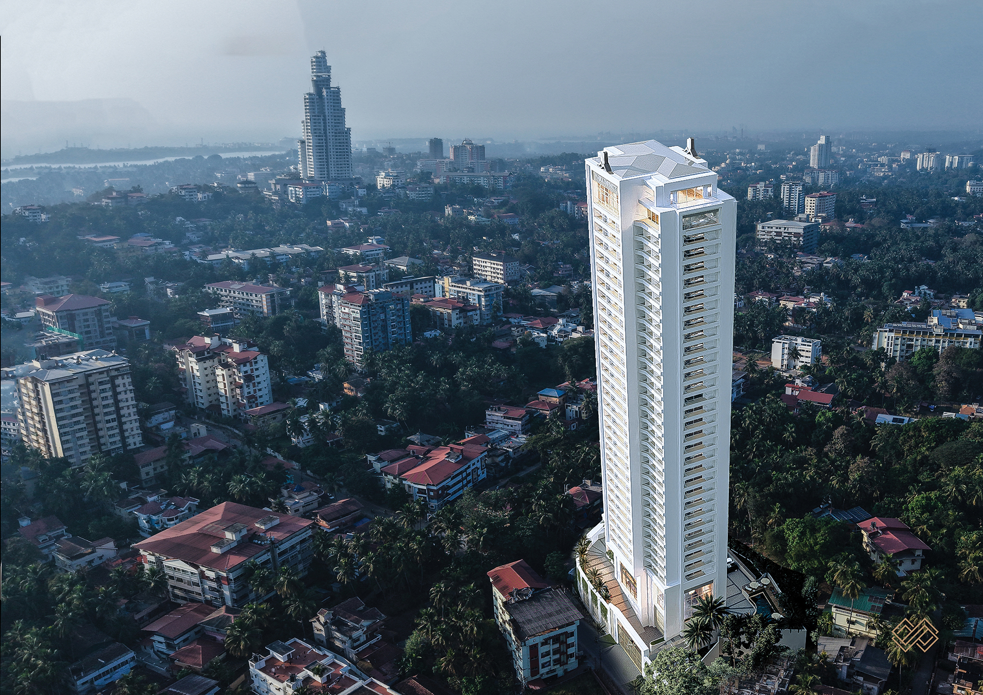 Elevation view of Vajra Infinity